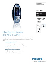 Philips SA255/00 Product Datasheet