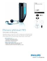 Philips SA159/02 Product Datasheet