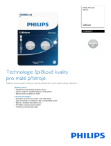 Philips CR2025P2/01B Product Datasheet