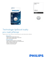 Philips CR2025/01B Product Datasheet