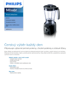 Philips HR2160/50 Product Datasheet