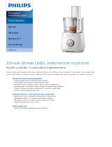 Philips HR7510/00 Product Datasheet