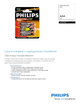 Philips LR03PB6C/10 Product Datasheet