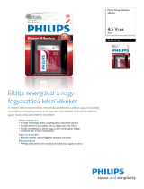 Philips 3LR12P1B/10 Product Datasheet