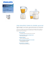 Philips HR1844/80 Product Datasheet