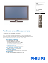 Philips 42PFL7682D/12 Product Datasheet