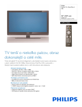 Philips 42PFL7762D/12 Product Datasheet