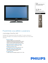Philips 32PFL7562D/10 Product Datasheet