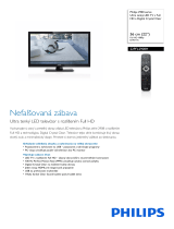 Philips 22PFL2908H/12 Product Datasheet