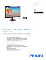 Philips 244E5QHAD/01 Product Datasheet