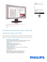 Philips 220AW8FS/00 Product Datasheet