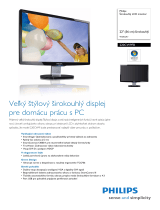 Philips 220CW9FB/00 Product Datasheet