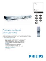 Philips DVP3010/02 Product Datasheet