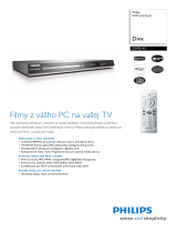 Philips DVP3142/12 Product Datasheet