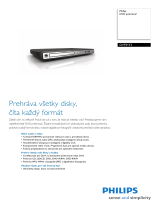 Philips DVP3113/58 Product Datasheet