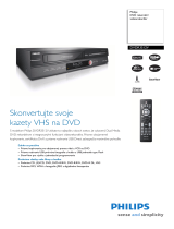 Philips DVDR3512V/12 Product Datasheet