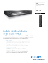 Philips DVDR5520H/58 Product Datasheet