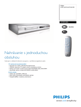 Philips DVDR3305/02 Product Datasheet