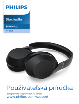 Philips TAH8505BK/00 Používateľská príručka