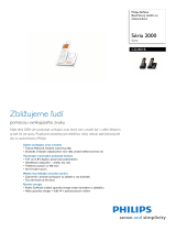 Philips CD2851B/CZ Product Datasheet