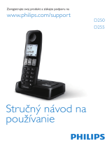 Philips D2501B/53 Používateľská príručka