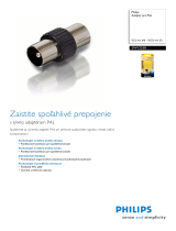 Philips SWV2558/10 Product Datasheet