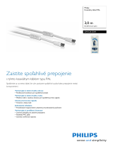 Philips SWV2133W/10 Product Datasheet