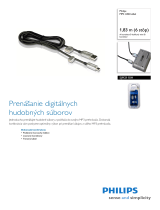 Philips SJM2110H/10 Product Datasheet