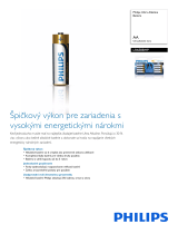 Philips LR6E8BHP/10 Product Datasheet