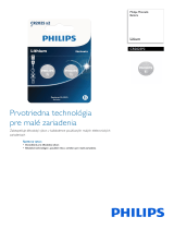 Philips CR2025P2/01B Product Datasheet