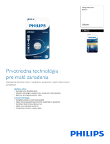 Philips CR1632/00B Product Datasheet