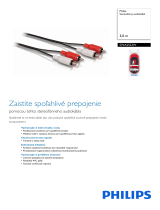 Philips SWA2523W/10 Product Datasheet
