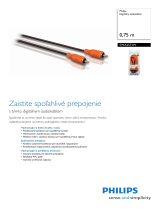 Philips SWA2571W/10 Product Datasheet