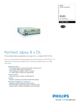 Philips DVDR1628K/00 Product Datasheet