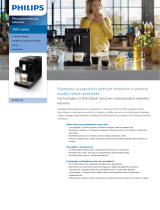 Philips EP3551/00 Product Datasheet