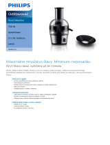 Philips HR1864/20 Product Datasheet