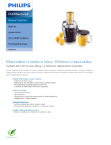 Philips HR1869/61 Product Datasheet