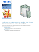 Philips HR2826/06 Product Datasheet