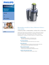 Philips HR1865/00 Product Datasheet