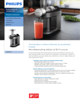 Philips HR1897/30 Product Datasheet