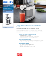 Philips HR1895/80 Product Datasheet