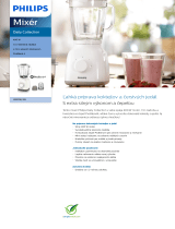 Philips HR2106/00 Product Datasheet
