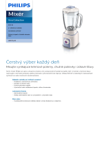Philips HR2170/40 Product Datasheet