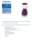 Philips HR2105/60 Product Datasheet