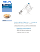 Philips HR1458/00 Product Datasheet