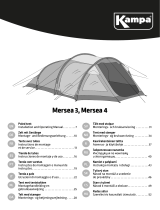Kampa Mersea 3 Poled Tent Návod na inštaláciu