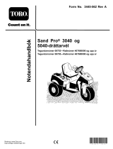 Toro Sand Pro 5040 Traction Unit Používateľská príručka