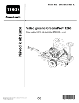 Toro GreensPro 1260 Greens Roller Používateľská príručka