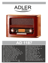 Adler AD 1187 Návod na používanie