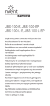 Raychem JBS-100-E, JBS-100-EP, JBS-100-L-E, JBS-100-L-EP Návod na inštaláciu